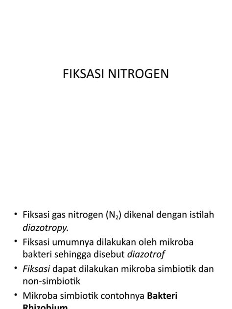 Fiksasi Nitrogen Pdf