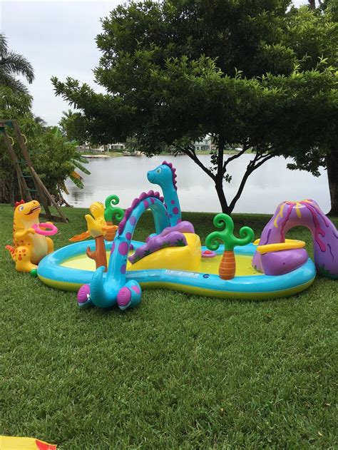 Inflatable Pool with Toys for Summer Fun