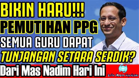 Bikin Merinding Ppg Diputihkan Semua Guru Terima Sertifikasi Youtube