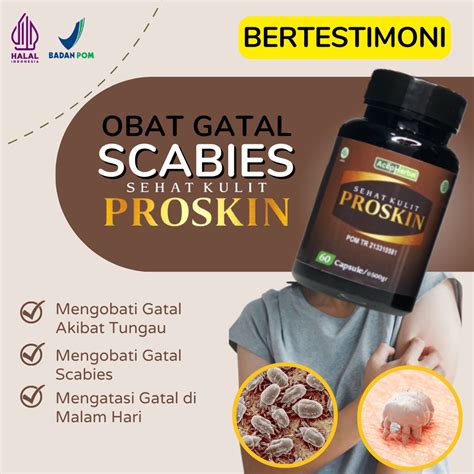 Jual Obat Kulit Scabies Infeksi Tungau Sarcoptes Scabiei Gatal Akibat