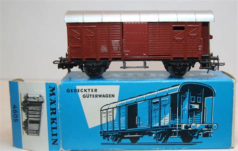 Märklin 4605 boxcar with brakeman s cab SBB K3 plastic housing