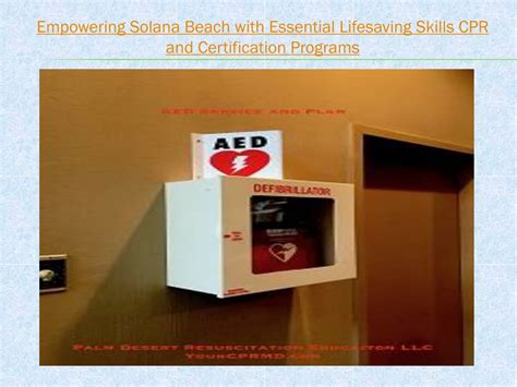 Ppt Empowering Solana Beach With Essential Lifesaving Skills Cpr And