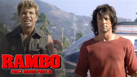 Rambo Receives His Mission Scene Rambo First Blood Part Ii Youtube