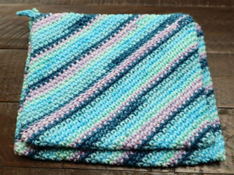Simple Double Thick Crochet Hot Pad Pattern For Beginners Hands That Bless