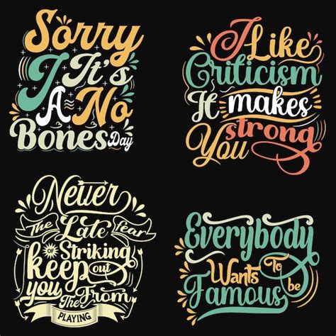 Typography T Shirt Bundle Images Free Download On Freepik