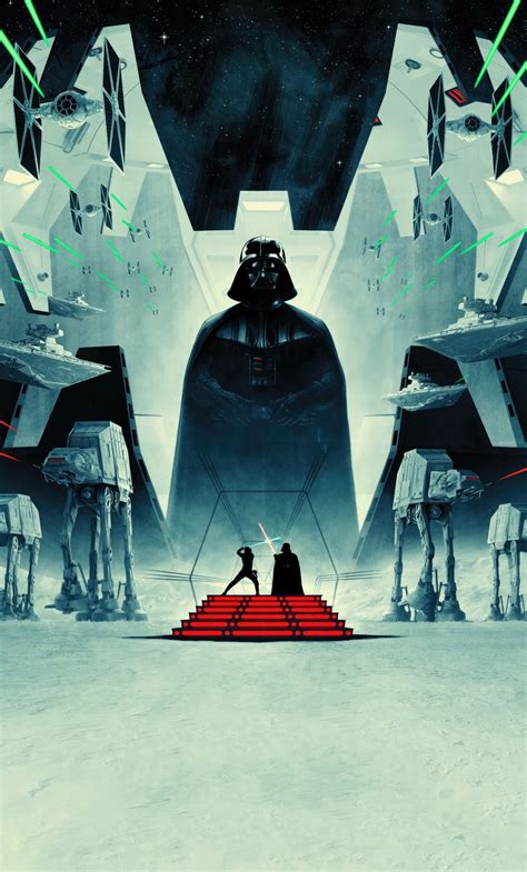 1280x2120 Star Wars Empire Strikes Back 40th Anniversary Poster Iphone 6 Hd 4k Wallpapers