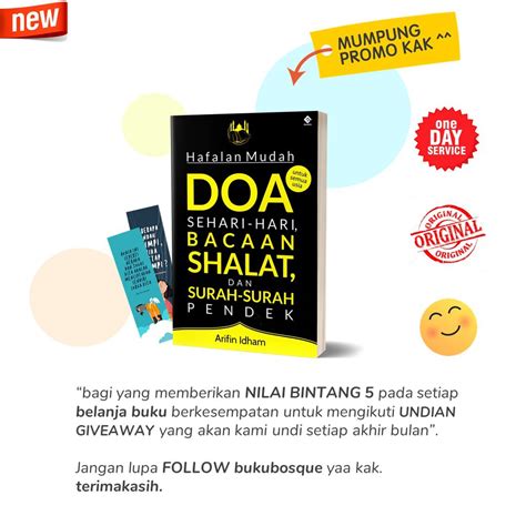 Jual Buku Hafalan Mudah Doa Sehari Hari Bacaan Shalat Dan Surah Surah