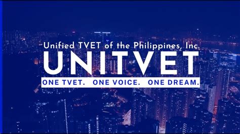 Unified Tvet Of The Philippines Inc Unitvet Youtube