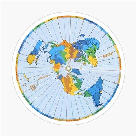 Flat Earth Map Printable Danica Dominique