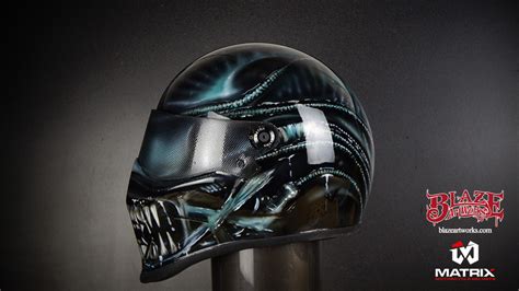 Alien Motorcycle Helmet