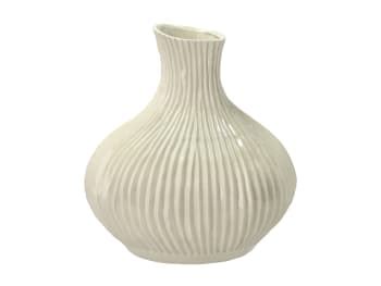 Vase en céramique crème H52 Holm Maisons du Monde