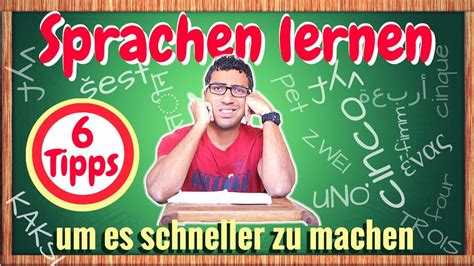 Sprachen Lernen 6 TIPPS Um Es Schneller Zu Machen YouTube