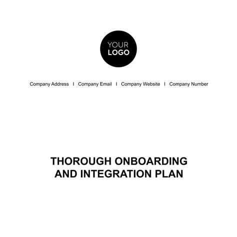 FREE Onboarding Plan Templates & Examples - Edit Online & Download ...