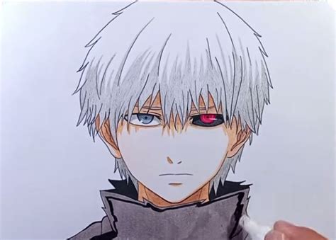 How To Draw Kaneki Ken Step By Step Easy Drawing Ken Kaneki Entertainment For All