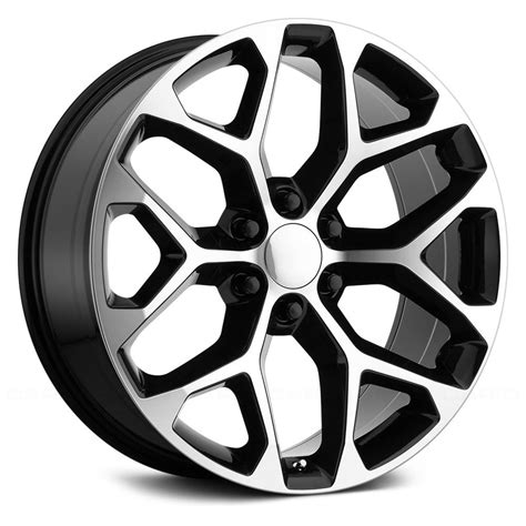 PERFORMANCE REPLICAS 176 Wheels Gloss Black With Machined Face Rims