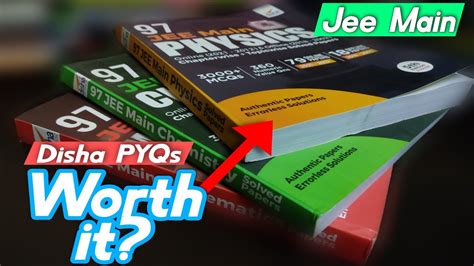 Disha Jee Mains Pyqs Unboxing And Details Youtube