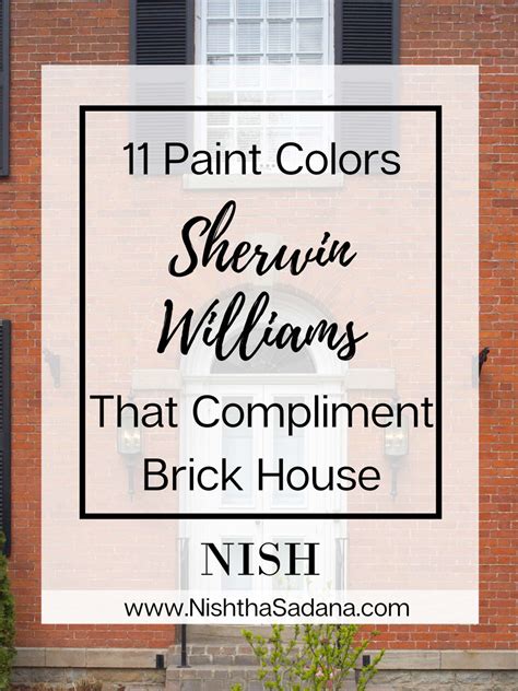 11 Paint Colors That Compliment Red Brick House - NISH