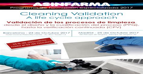 Prog Cleaning Validation · Procesos De Limpieza Cómo