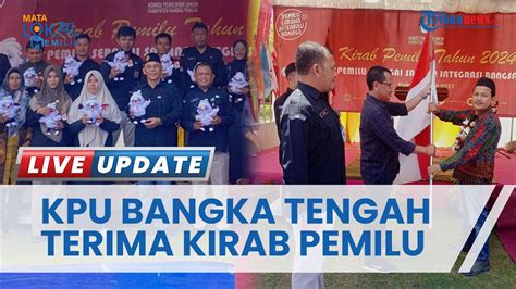 KPU Bangka Tengah Terima Kirab Pemilu 2024 Usung Tema Pemilu Sebagai