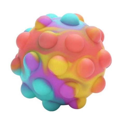 Pop It Stress Ball Squishy Fidget Anti Stress Squeeze Ball Toy Bubble Ball Silicone Space