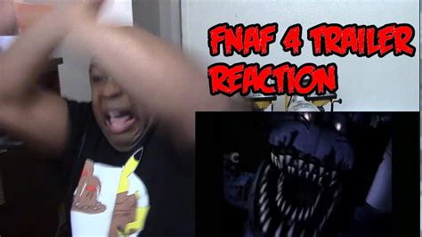 Five Nights At Freddys 4 Trailer Reaction Youtube