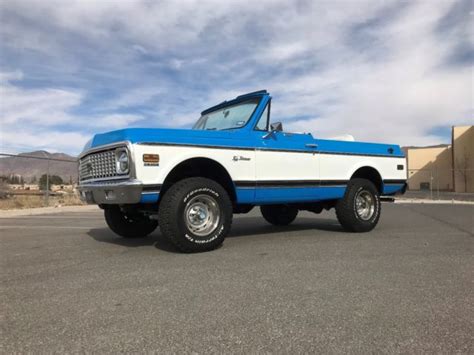 1972 Chevrolet K5 Blazer Cst Custom Two Tone Frame Off Chevy 350 Fully Restored Classic