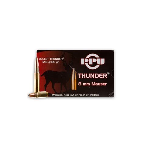 Prvi Partizan Thunder Mm Mauser Ammo Grain Soft Point