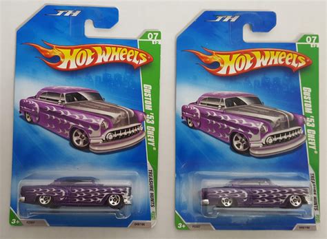 HOT WHEELS 2009 Custom 53 Chevy TREASURE HUNTs 7 Of 12 Lot Of 2 EBay