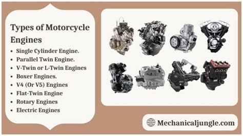 Types Of Motorcycle Engines Various Motorcycle Engine Designs How