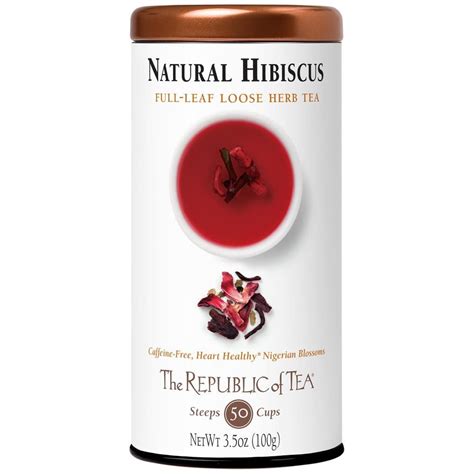 Natural Hibiscus Full Leaf Tea The Republic Of Tea