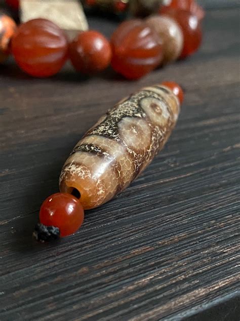 Tibetan Dzi Bead Eyes Rare Dzi Gzi Beads Etsy