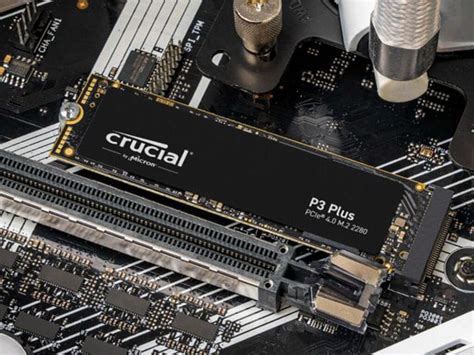 Crucial P3 Plus SSD Disk 1 TB M 2 80mm PCI E 4 0 X4 NVMe 3D NAND