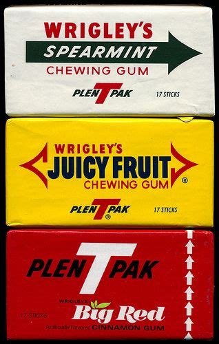 Wrigleys Plentpak Wrigleys Spearmint Juicy Fruit And Big Red Chewing