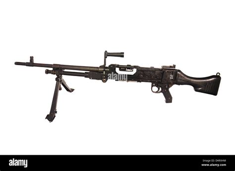 Belgian FN MAG 7.62mm general purpose machine gun Stock Photo - Alamy