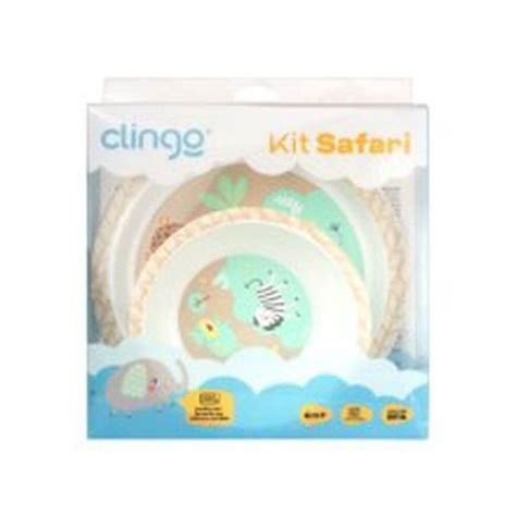 Kit Prato E Tigela Infantil Safari Clingo Gravidicas Store