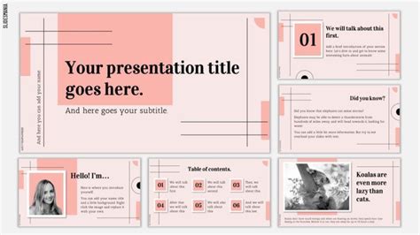 My Portfolio | Free PowerPoint template & Google Slides theme