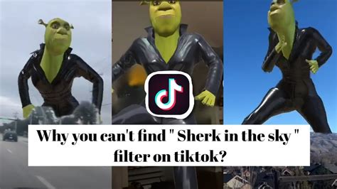 Why You Can T Find The Shrek In The Sky Tiktok Filter Shrek Dancing Filter Youtube