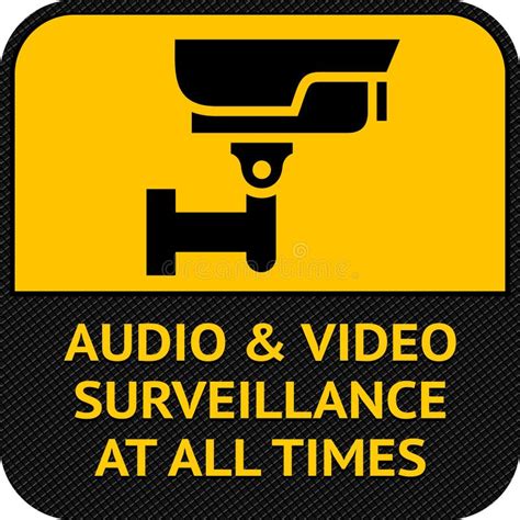 Cctv Symbol Pictogram Security Camera Stock Vector Illustration Of