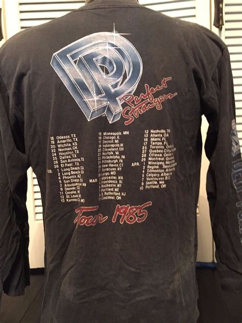 Rare Vintage 1985 Deep Purple Perfect Strangers Tour Gem