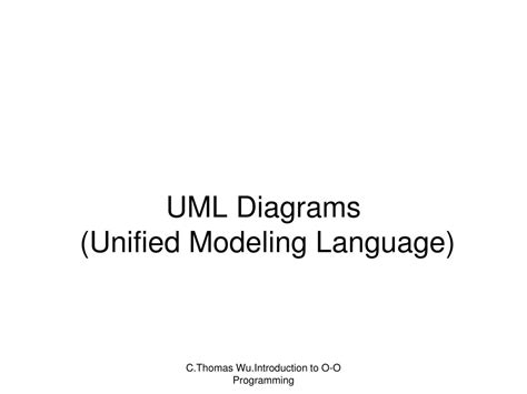 Ppt Uml Diagrams Unified Modeling Language Powerpoint Presentation Id1731780