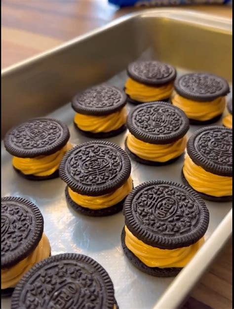 Receta De Alfajores Helados De Oreo Y Dulce De Leche Sin Horno Y En