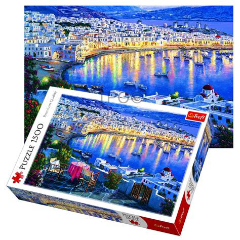 Trefl Piece Adult Large Image Mykonos At Sunset Seaside Jigsaw