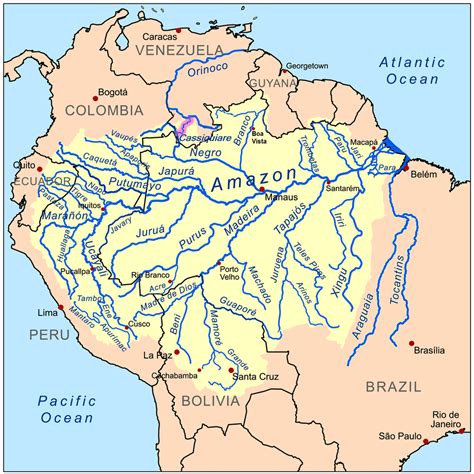 The 10 Longest Rivers in Peru