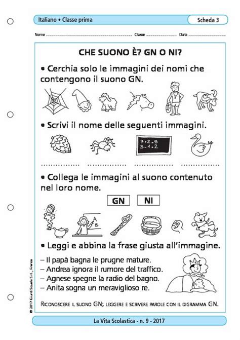 Che suono è GN o NI Giunti Scuola