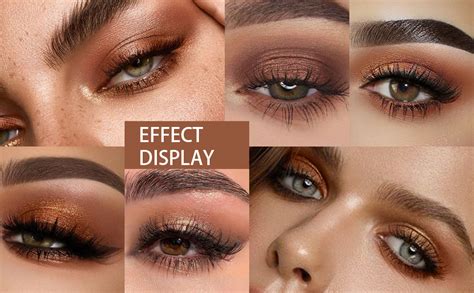 Amazon SUAKE Colors Nude Champagne Gold Matte Shimmer Eyeshadow Palette For Eye Makeup