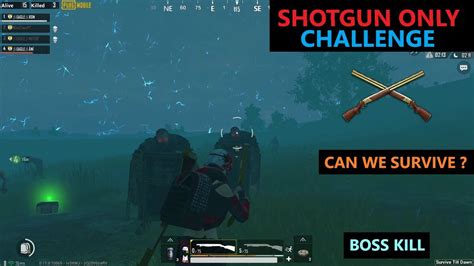 Hindi Pubg Mobile Amazing Shotgun Only Challenge In Zombie Mod Youtube