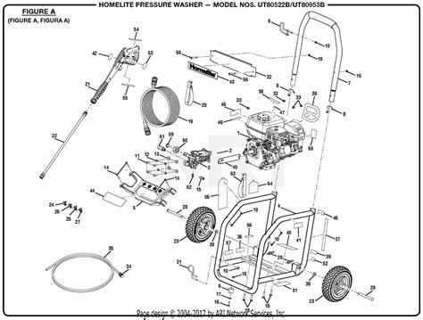 Homelite Ut B Pressure Washer Parts Diagram For Figure A