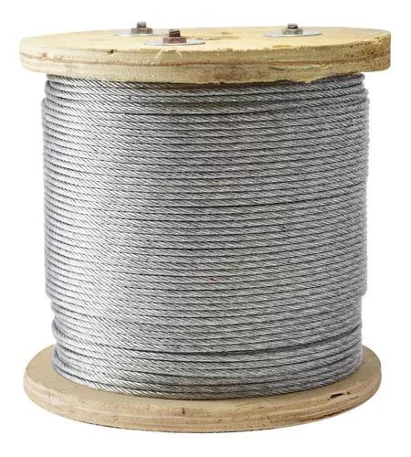 Cable Acero Galvanizado 7 X 19 Rollo 500 Mts 5 16 Cs H MercadoLibre