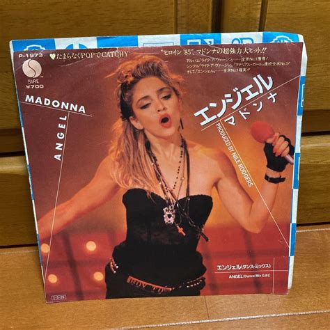 【目立った傷や汚れなし】試聴済 国内盤 マドンナ エンジェル エンジェルダンスリミックス Madonna Angel Ep レコード