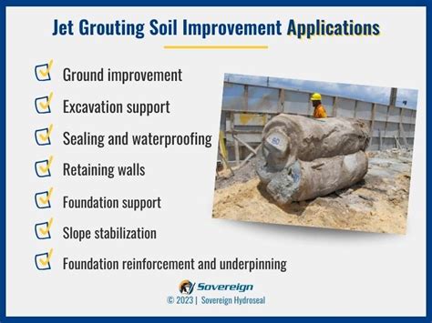 Jet Grouting For Soil Improvement USA Excavation Support Sovereign